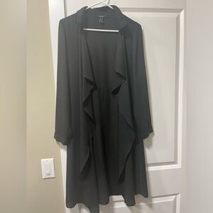 FOREVER 21 Sheer long shirt